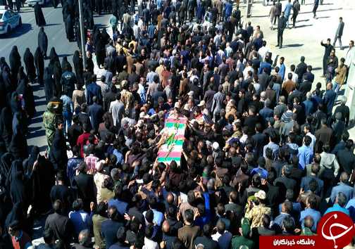 وداع همسنگران رسانه ای با پیکر شهید خبرنگار مدافع حرم + تصاویر
