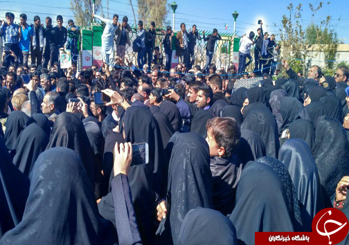 وداع همسنگران رسانه ای با پیکر شهید خبرنگار مدافع حرم + تصاویر