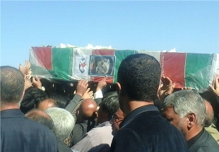 پیکر محسن خزائی آرام گرفت