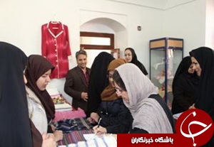 بازدید صادر کننده نمونه نساجی کشور،از مرکز تخصصی نساجی سنتی بیرجند