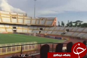 هم اکنون ورزشگاه دیدار ایران و سوریه+فیلم