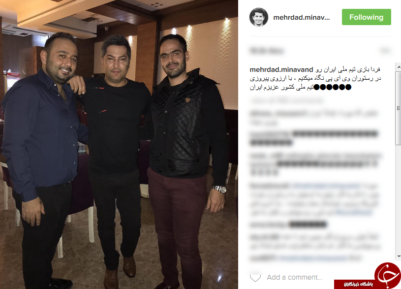 سلفی پوریا حیدری در باشگاه/تبریک هومن حاجی عبداللهی به بازیگر پایتخت/مجری محبوب در آمریکا