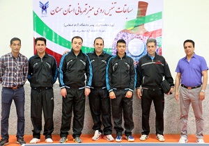 سمنان قهرمان مسابقات تنیس روی میز دانشگاه آزاد اسلامی