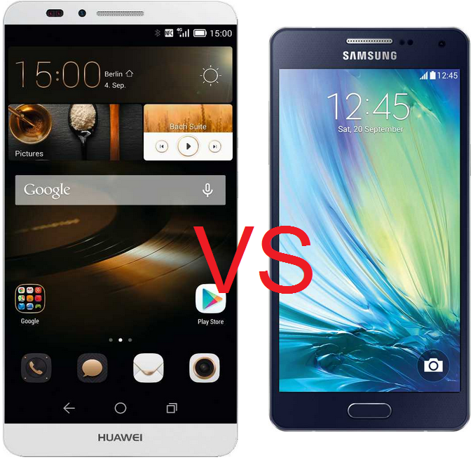 رقابت تنگاتنگ دو گوشی Samsung Galaxy و Huawei Ascend