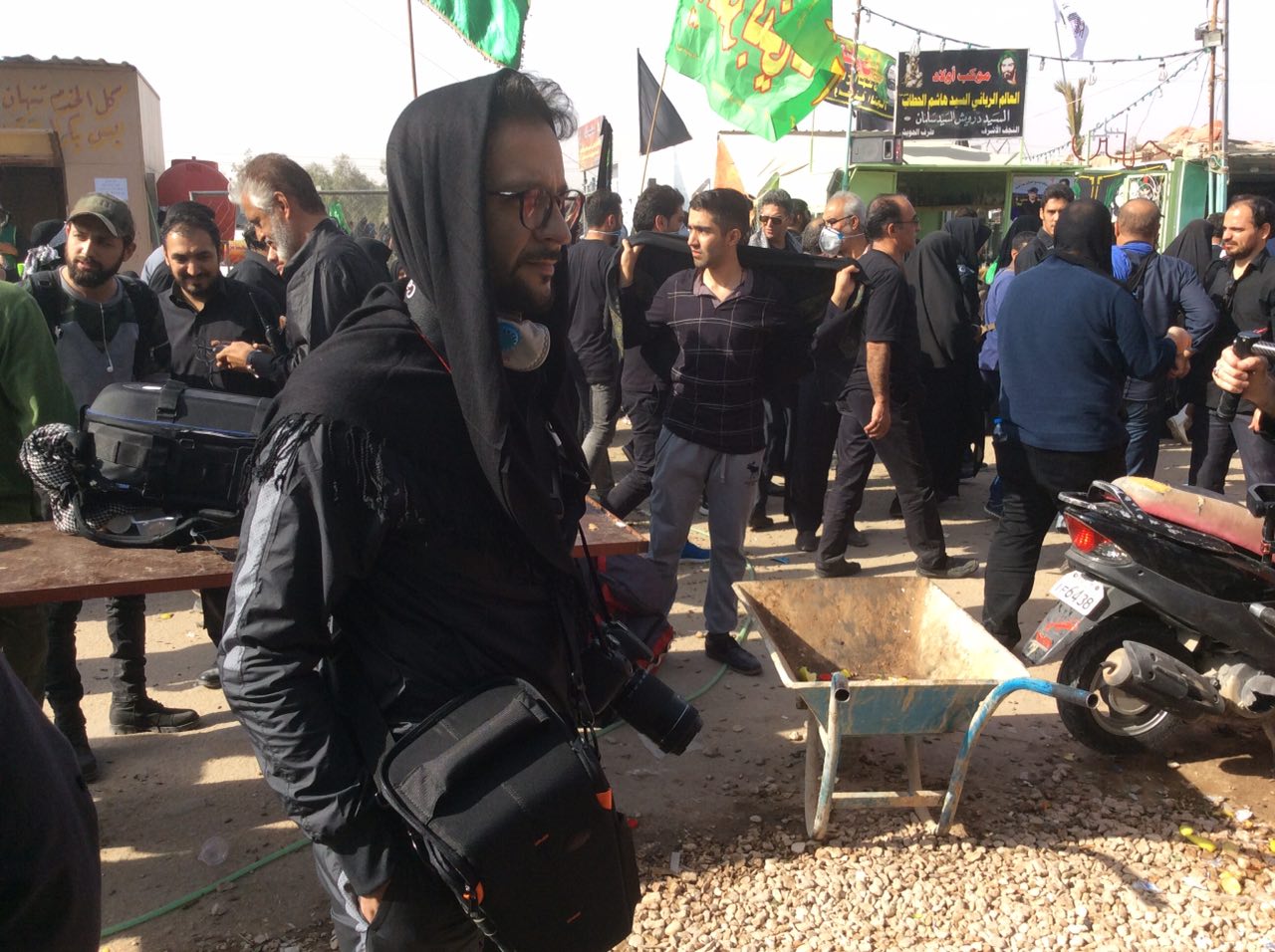 کاروان هنرمندان جشنواره &laquo;چهل&zwnj;چراغ&raquo; به کربلا رسید