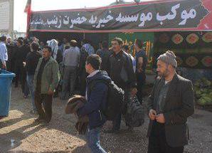 پذیرایی از زائران اربعین در دهلران