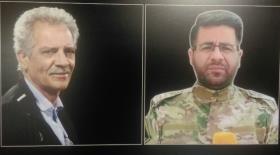 ادای احترام به منصور پورحیدری و خبرنگار شهید مدافع حرم