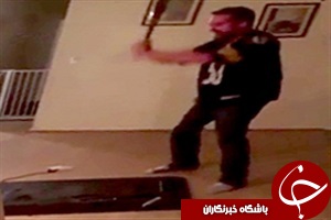عصبانیت هوادار فوتبال آمریکایی و واکنش جالب خانواده اش + فیلم