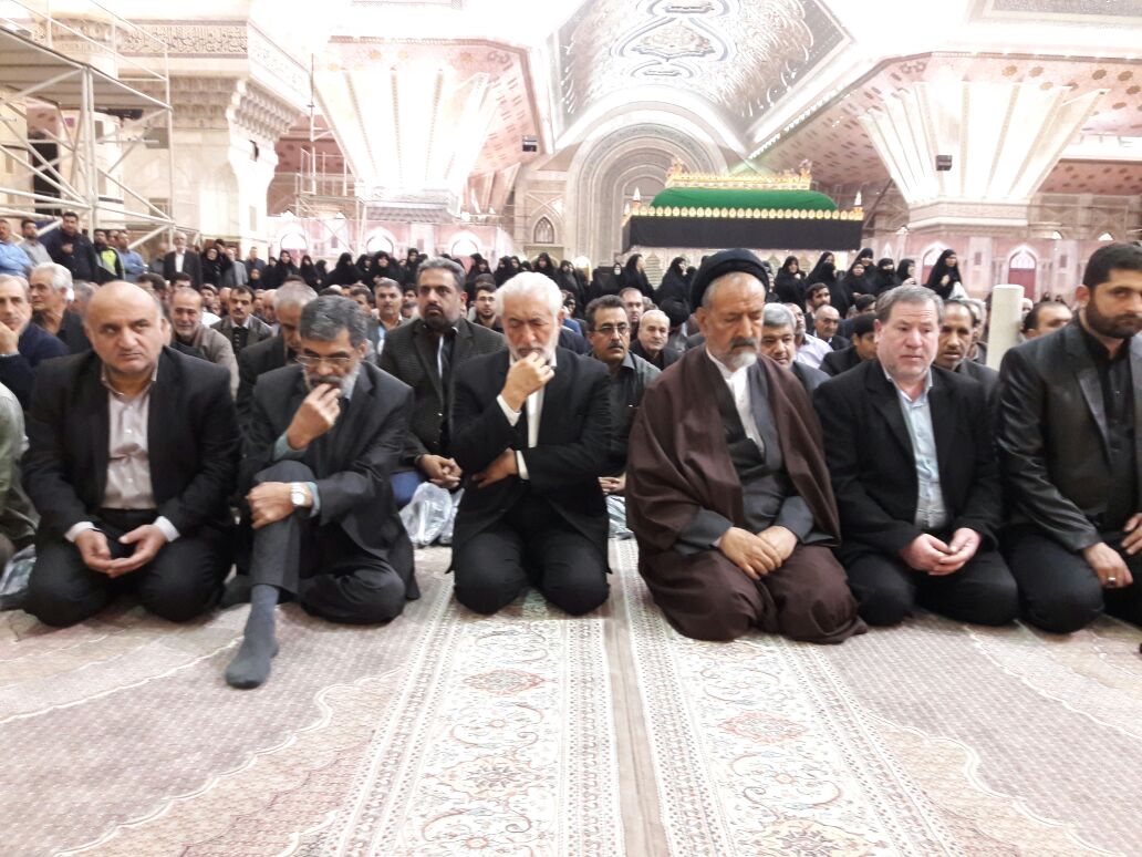 مراسم تشیع پیکر مرحومه 