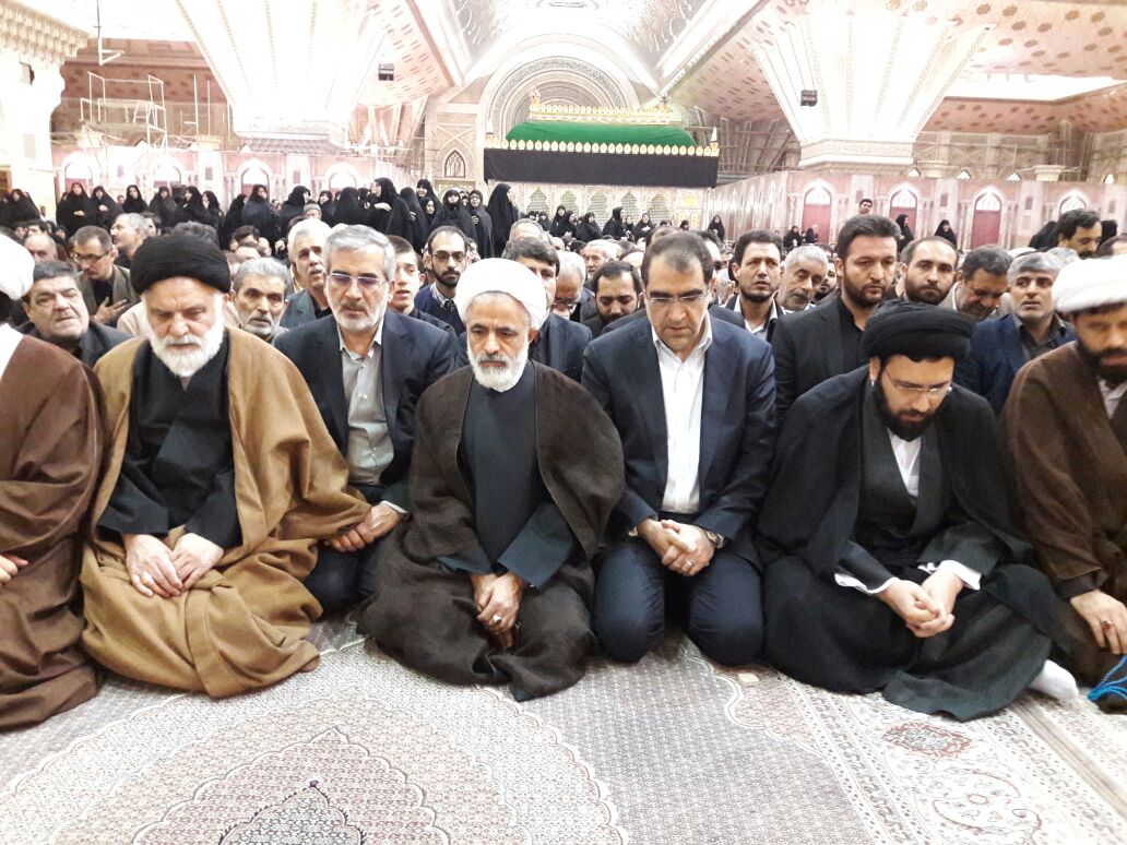 مراسم تشیع پیکر مرحومه 