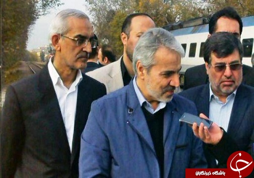 حرکت آزمایشی قطار ایستگاه قروین به رشت