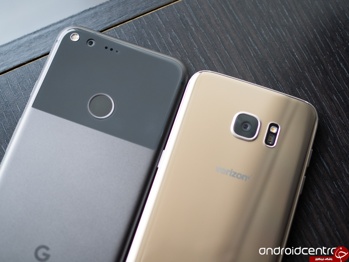مقایسه گوشی های  گوگل پیکسل XL و گلکسی S7 edge