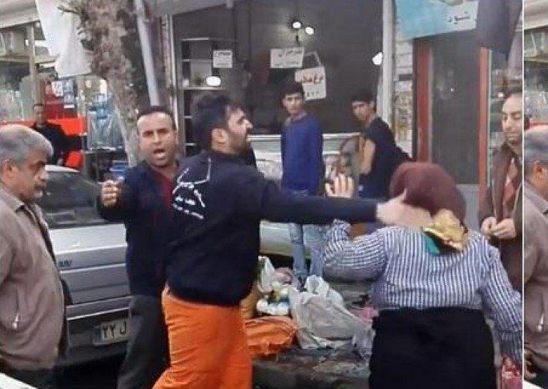 تعلیق کارمند متخلف و دلجویی از دستفروش زن