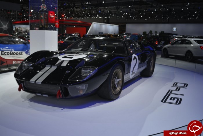 نمایش فورد GT40 مدل ۱۹۹۶ در نمایشگاه خودرو لس&zwnj; آنجلس+تصاویر////////دیپویی