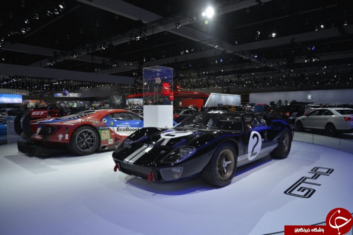 نمایش فورد GT40 مدل ۱۹۹۶ در نمایشگاه خودرو لس&zwnj; آنجلس+تصاویر////////دیپویی