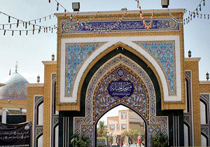 اقامه نماز زائران اربعین در مسجد حنانه + فیلم