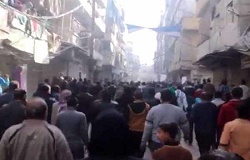 تروریست‌ها ساکنان شرق حلب را به گلوله بستند
