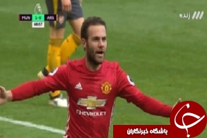 گل اول منچستریونایتد به آرسنال + فیلم