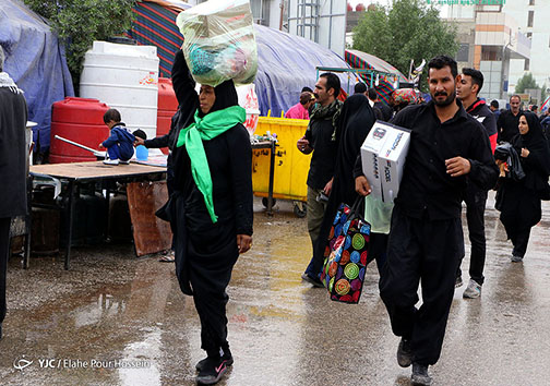 برپایی موکب احمد ابن&zwnj; موسی(ع) در کربلا&lrm; + تصاویر