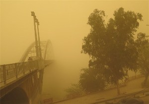 روزهای خاکی پیش روی آسمان خوزستان