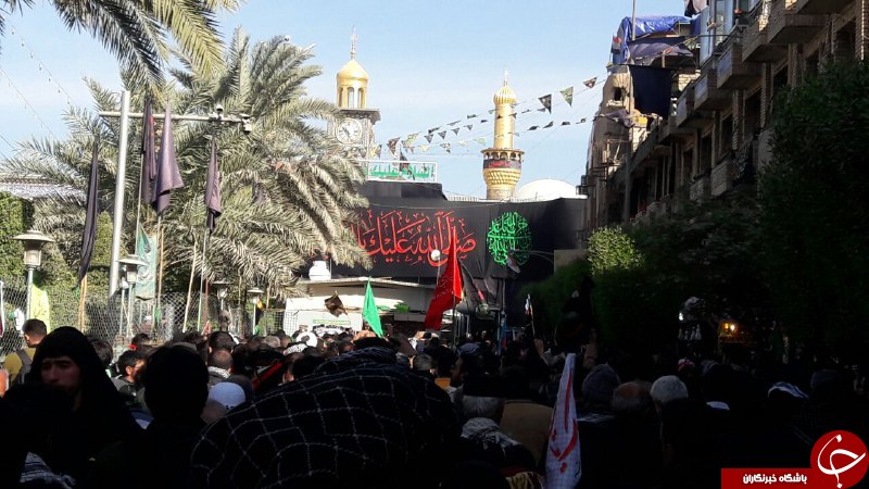 حال و هوای عشاق حسین در کربلای معلی/کودکانی که در بین الحرمین خوشامدگویی می&zwnj;کنند+تصاویر