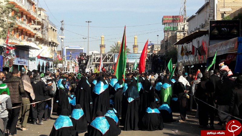 حال و هوای عشاق حسین در کربلای معلی/کودکانی که در بین الحرمین خوشامدگویی می&zwnj;کنند+تصاویر
