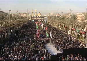 فیلمی از عزاداران حسینی در بین الحرمین