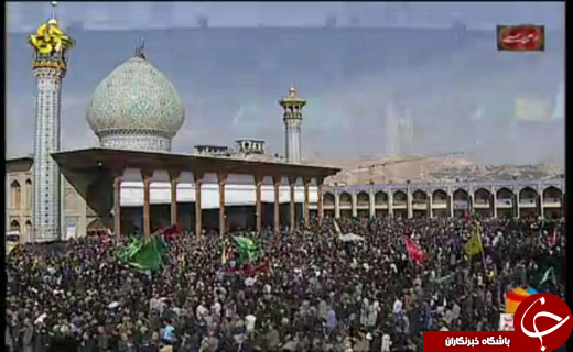 سومین حرم اهل بیت (ع) غرق در ماتم و عزا در اربعین حسینی