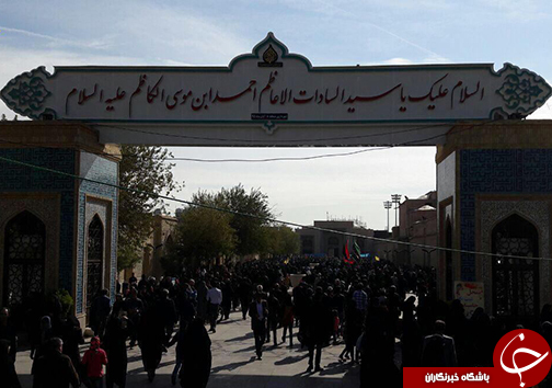 چهلمین روز شهادت سرور و سالار شهیدان در سومین حرم اهل بیت (ع)+ تصاویر