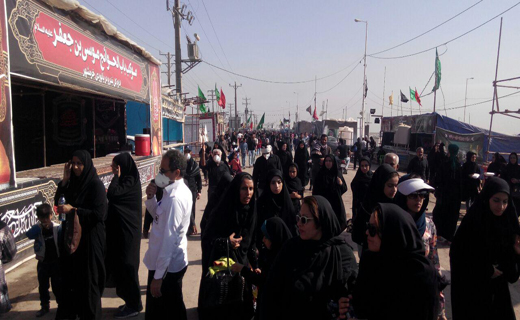 تجمع عزاداران اربعین در سراسر کشور