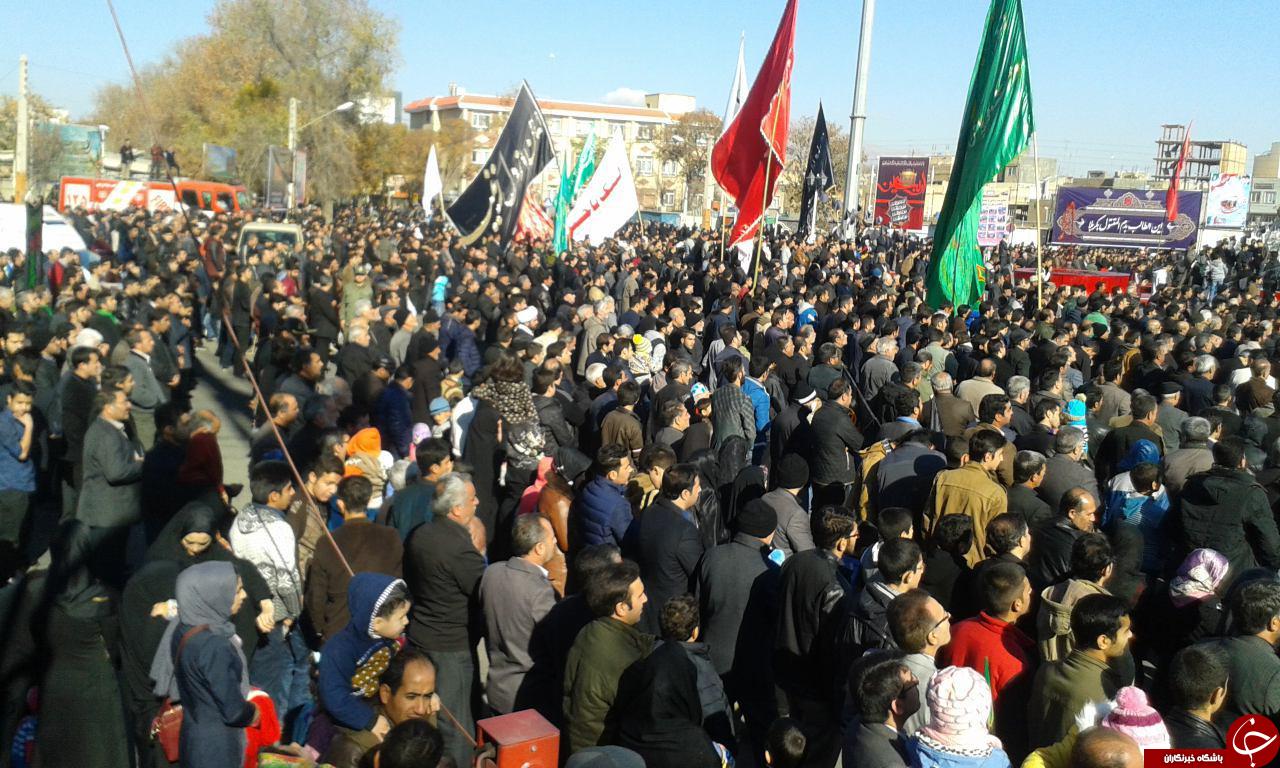 تجمع بزرگ عزاداران اربعين حسيني درخوي+تصاوير