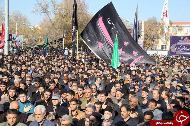 تجمع بزرگ عزاداران اربعين حسيني درخوي+تصاوير