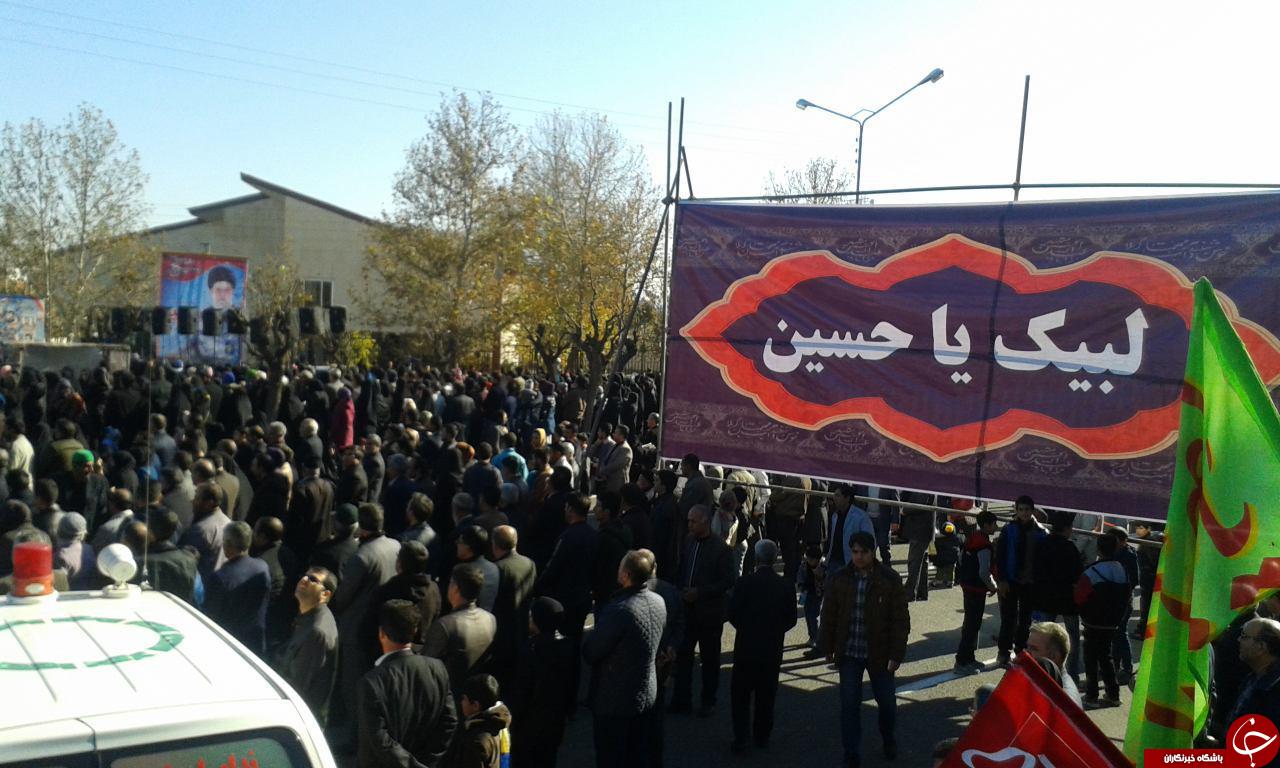 تجمع بزرگ عزاداران اربعين حسيني درخوي+تصاوير
