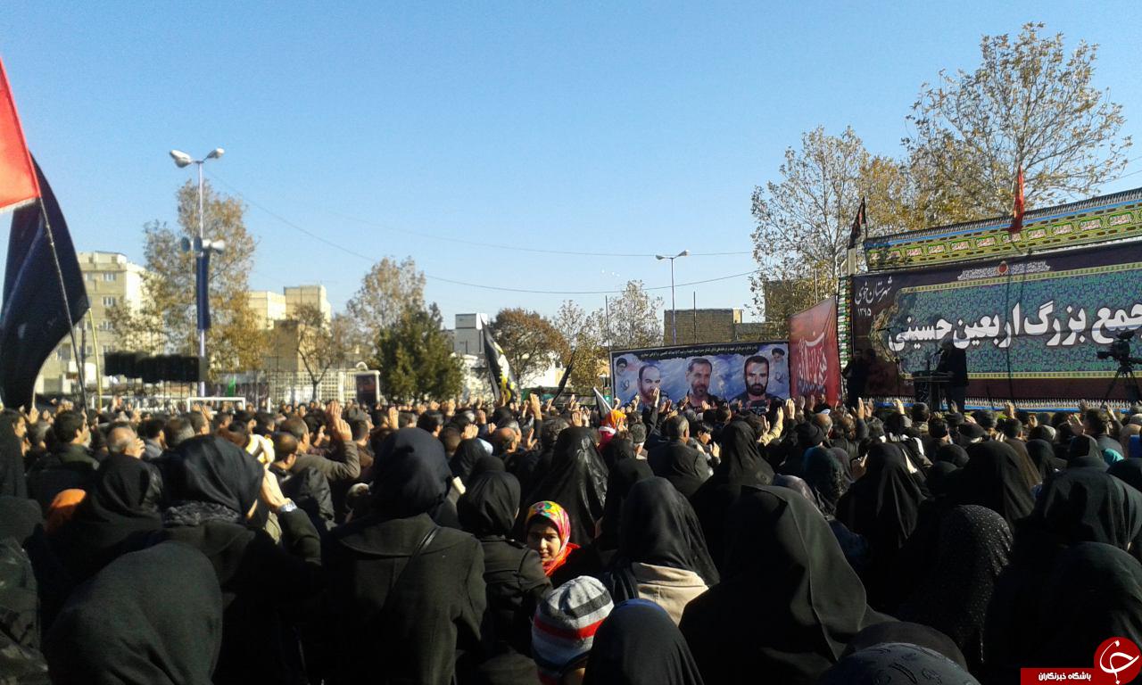 تجمع بزرگ عزاداران اربعين حسيني درخوي+تصاوير