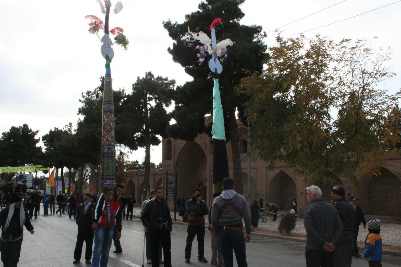 گزارش تصویری مراسم عزاداری اربعین سرور و سالار شهیدان امام حسین (ع) در نیشابور