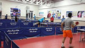 برگزاری مسابقات پینگ پنگ در شبکه مهاباد