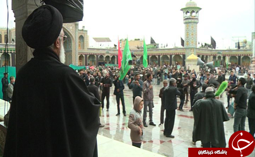 قم دراربعین حسینی غرق درعزا وماتم است+ تصاویر