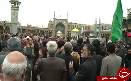قم دراربعین حسینی غرق درعزا وماتم است+ تصاویر