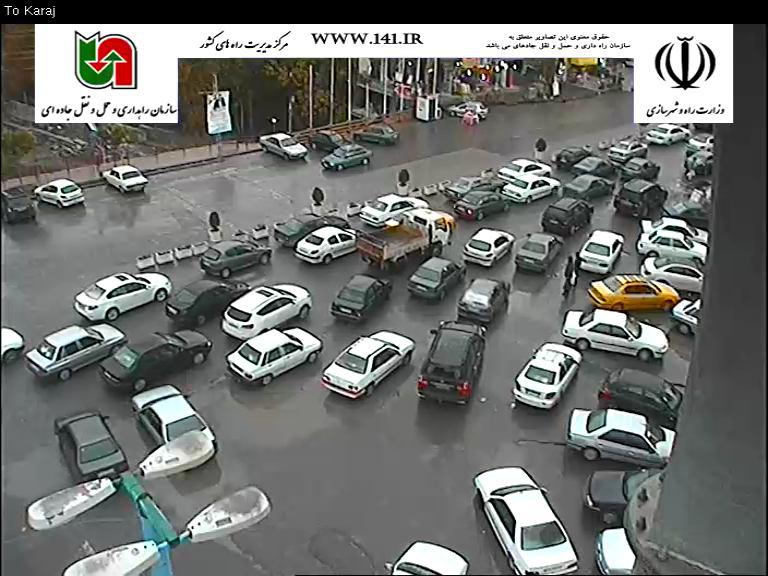 ترافیک سنگین در محور مهران-ایلام/ بارش برف و باران در خراسان رضوی+تصاویر