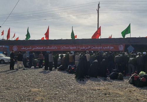خدمت&zwnj;رسانی موکب هیات الزهرا دانشگاه صنعتی شریف تا 5 آذرماه