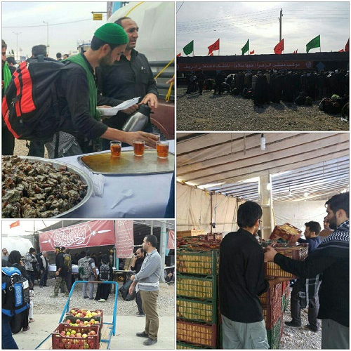 خدمت&zwnj;رسانی موکب هیات الزهرا دانشگاه صنعتی شریف تا 5 آذرماه