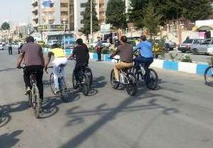 برگزاری همایش دوچرخه سواری روز بدون خودرو