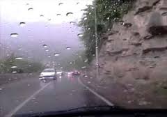 جاده‌های مازندران بارانی و لغزنده