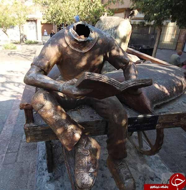 سرقت &laquo;مجسمه باربر&raquo; در خیابان ناصر خسرو تهران!
