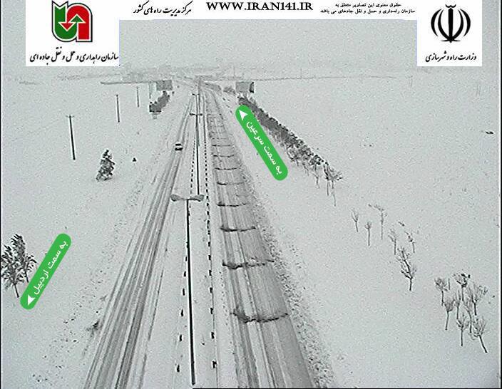 تردد در محورهای کوهستانی استان اردبیل به کندی انجام می شود