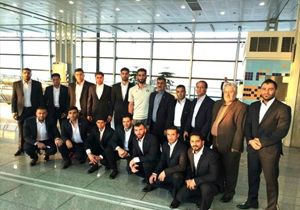تیم هندبال گچساران در راه مسابقات آسیایی