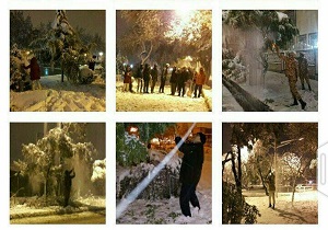 آمادگی نیروهای سپاه، بسیج و ارتش برای مقابله با بحران برف در اردبیل