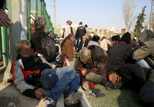 جمع آوری 95 معتاد متجاهر از سطح شهر