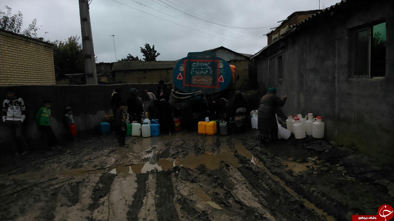 بی&zwnj;آبی و مشکلات مردم روستای آزادلو + تصاویر