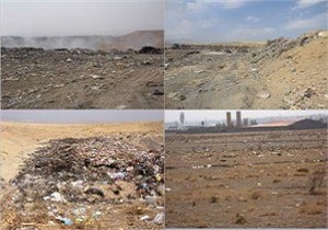محل های دفن زباله های شهری شهرهای سلماس و تازه شهر پایش شد